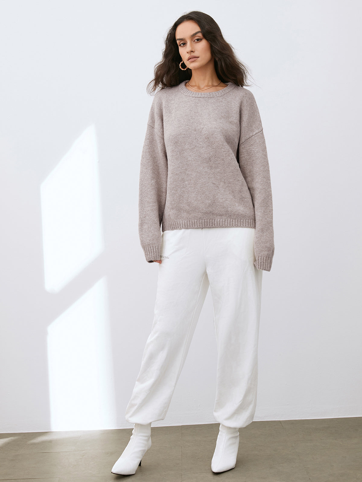 Zeitloser Wollmisch-Pullover Eirene | Elegant