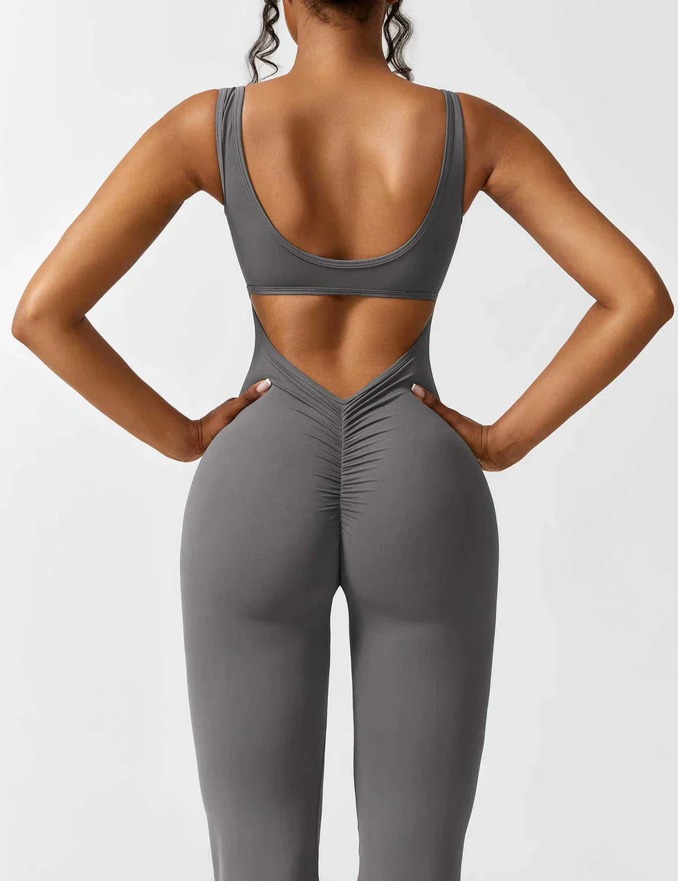 Damen Jumpsuit – Ärmellos, Offener Rücken, Schlagbein, Dehnbar-83507-92bba680-27d4-47cd-9334-48c35759be1a