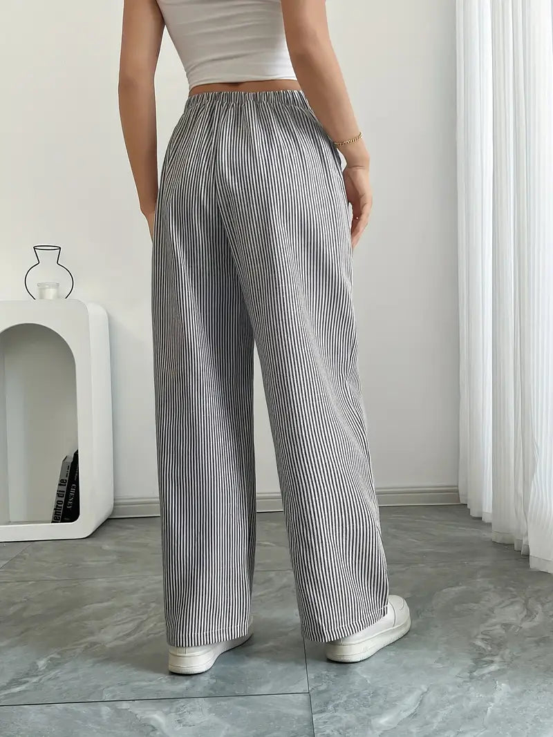 Hose | Weite Hose mit Kordel | Sommer
