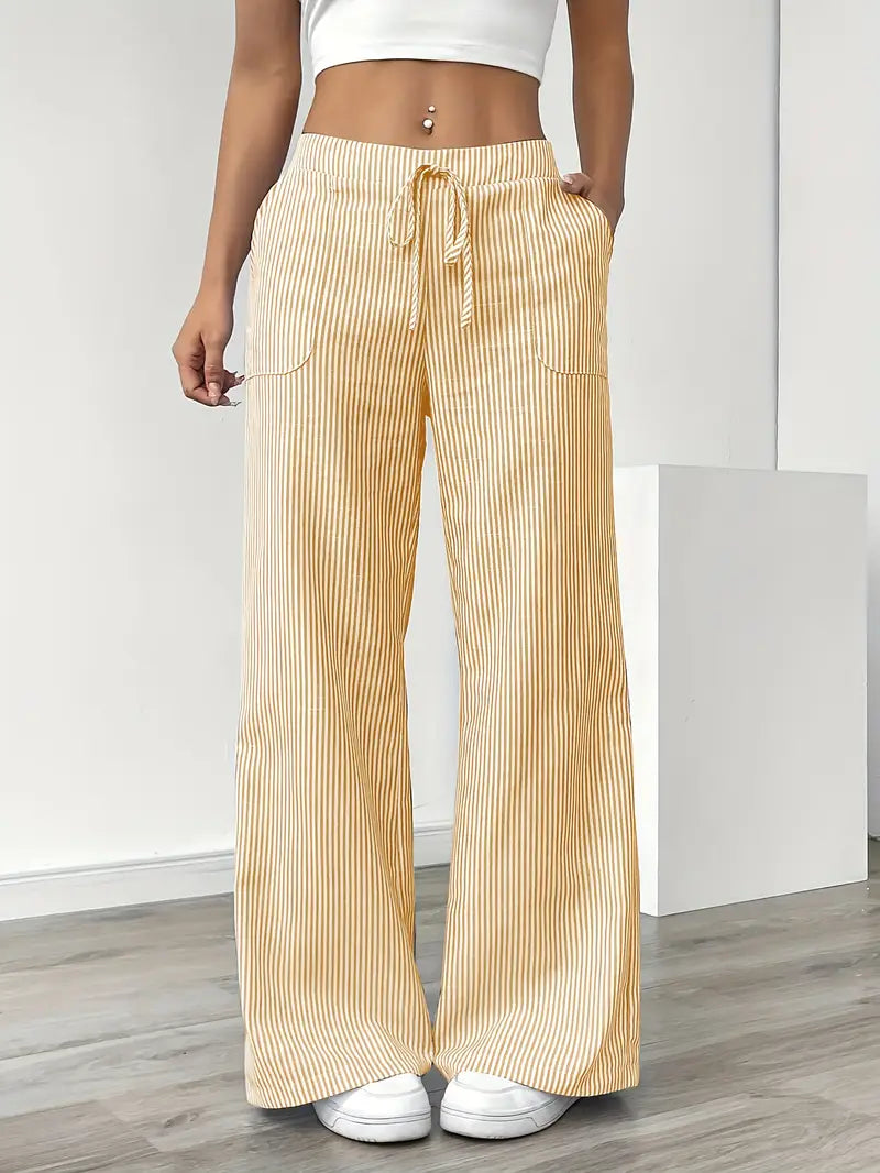 Hose | Weite Hose mit Kordel | Sommer