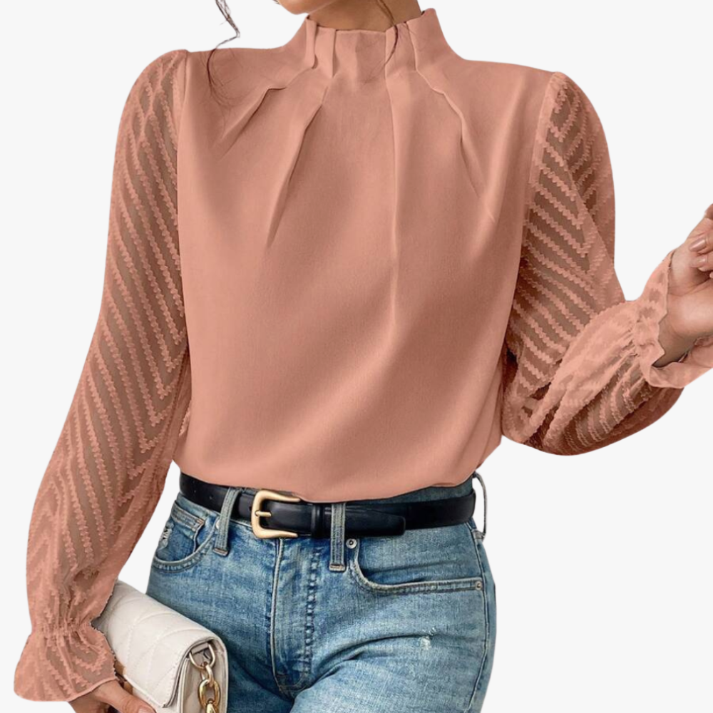 Elegante Bluse mit raffinierten Details