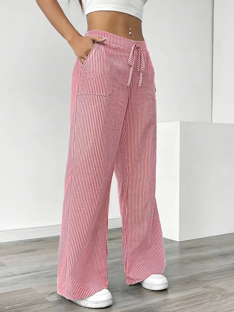 Hose | Weite Hose mit Kordel | Sommer
