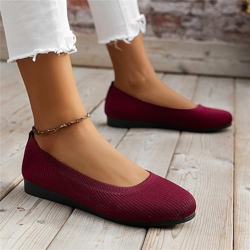 Elegante Strick-Ballerinas für jeden Tag