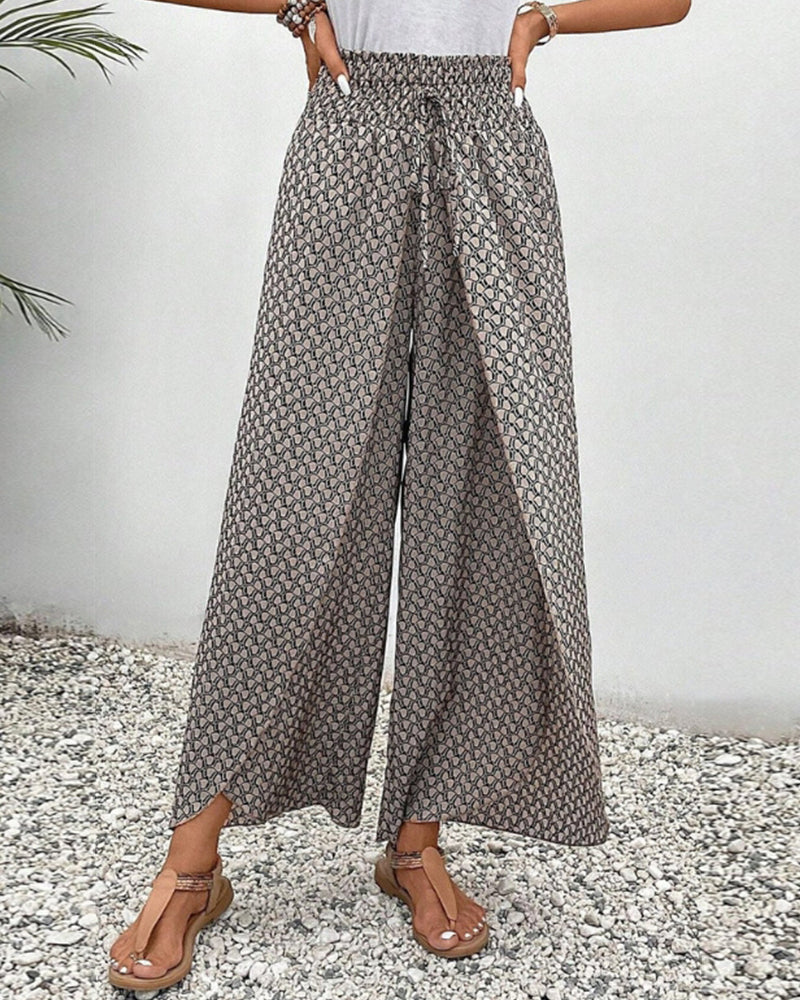 Kleidhaus Damen Weite Hose – Elastikbund, Tunnelzug, Mehrfarbig, S-XL-83218-f75a4c30-71fd-47c9-95b0-6140d68717a9